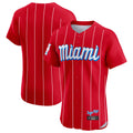 Kooe M.Marlins Blank Player Red City Connect Home Limited Elite Stitched Jerseys