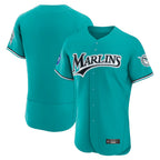Kooe M.Marlins Blank Player Teal Mitchell & Ness Cooperstown Collection Limited Elite Stitched Jerseys