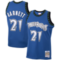 Kooe M.Timberwolves #21 Kevin Garnett Mitchell & Ness Blue Big & Tall 2003-2004 Hardwood Classics Swingman Stitched Jerseys