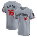 Kooe M.Twins #16 Austin Martin Player Gray Home Limited Elite Stitched Jerseys