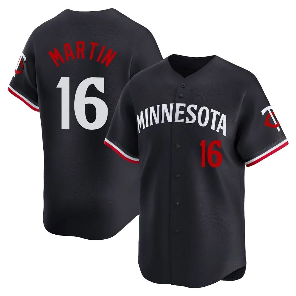 Kooe M.Twins #16 Austin Martin Player Navy Home Limited Stitched Jerseys