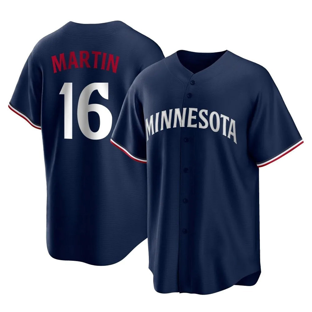 Kooe M.Twins #16 Austin Martin Player Navy Replica Alternate Home Stitched Jerseys