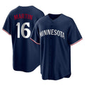 Kooe M.Twins #16 Austin Martin Player Navy Replica Alternate Home Stitched Jerseys