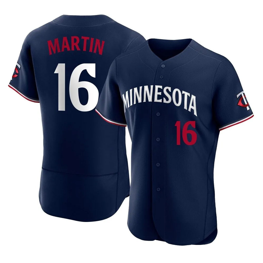 Kooe M.Twins #16 Austin Martin Player Navy Replica Home Limited Elite Stitched Jerseys