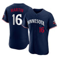Kooe M.Twins #16 Austin Martin Player Navy Replica Home Limited Elite Stitched Jerseys