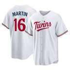 Kooe M.Twins #16 Austin Martin Player White Home Game Stitched Jerseys