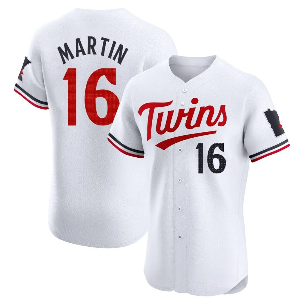 Kooe M.Twins #16 Austin Martin Player White Home Limited Elite Stitched Jerseys