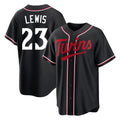 Kooe M.Twins #23 Royce Lewis Player Black Fashion Out Home Limited Stitched Jerseys