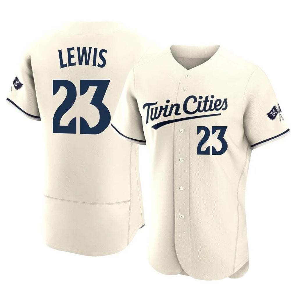 Kooe M.Twins #23 Royce Lewis Player Cream Home Limited Elite Stitched Jerseys