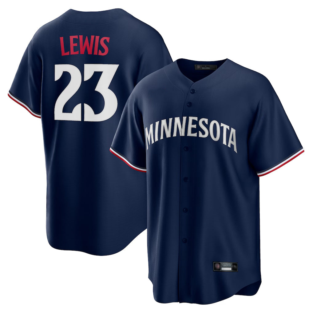 Kooe M.Twins #23 Royce Lewis Player Navy Replica Alternate Home Stitched Jerseys