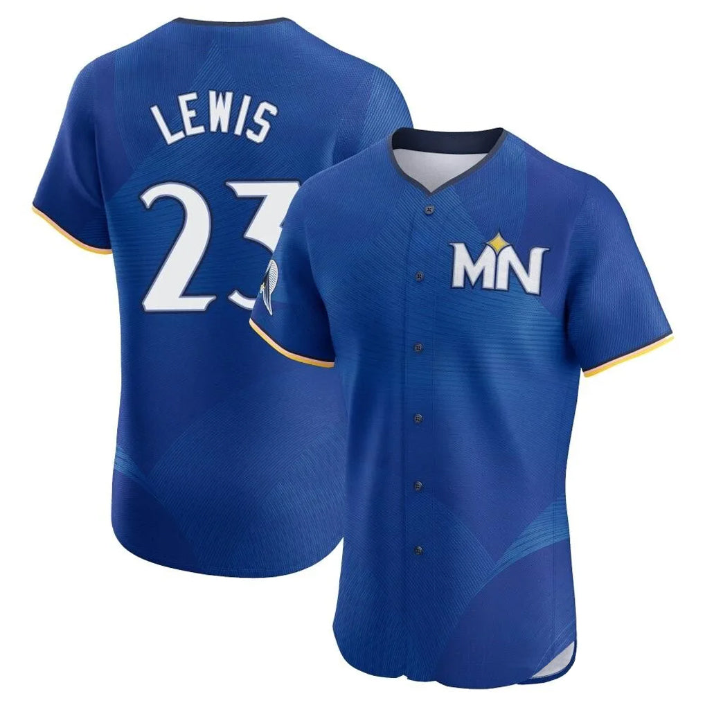 Kooe M.Twins #23 Royce Lewis Player Royal City Connect Limited Elite Home Stitched Jerseys