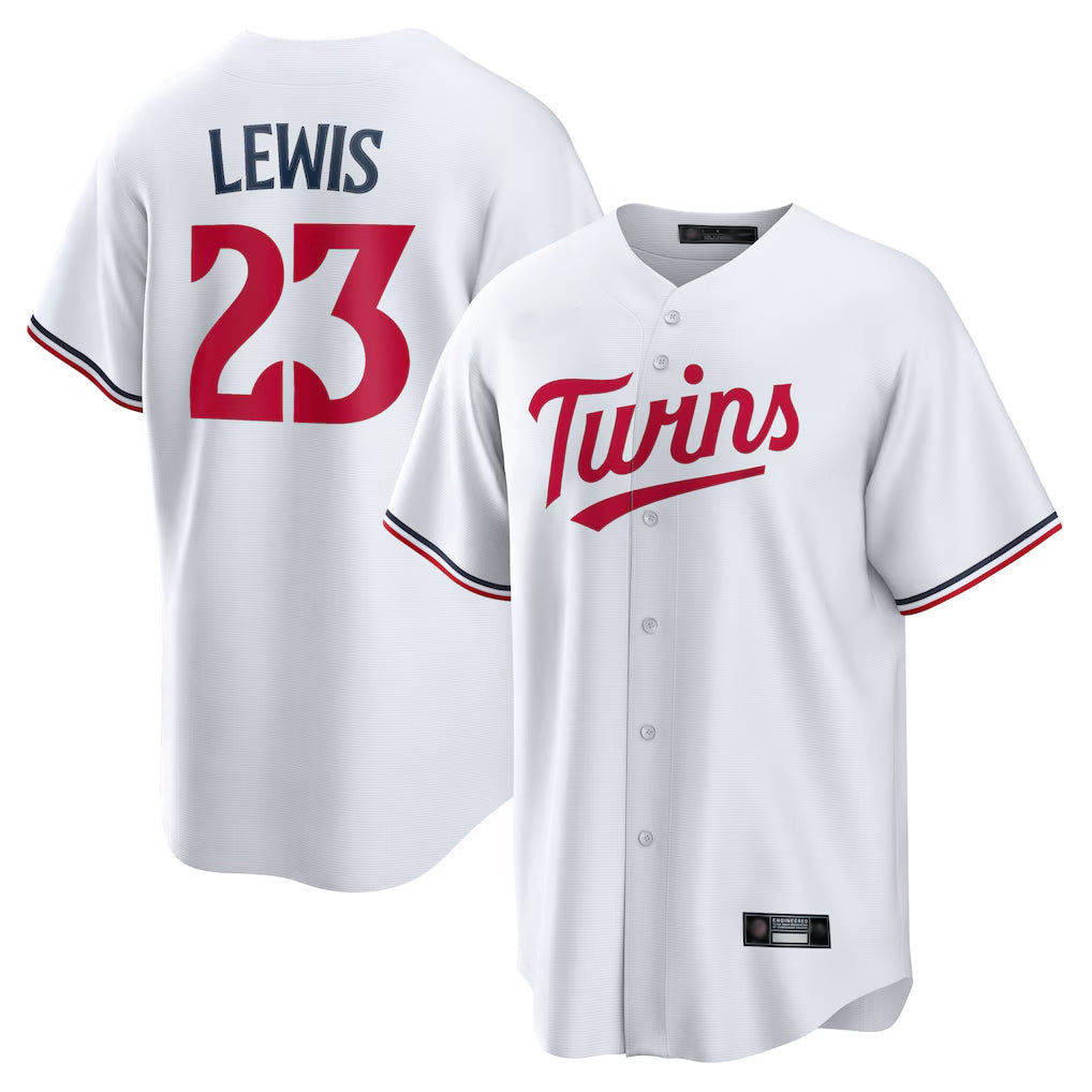Kooe M.Twins #23 Royce Lewis Player White Home Game Stitched Jerseys