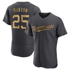 Kooe M.Twins #25 Byron Buxton Player Charcoal All-Star Limited Elite Home Stitched Jerseys