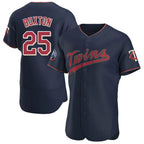 Kooe M.Twins #25 Byron Buxton Player Navy 60th Home Limited Elite Stitched Jerseys