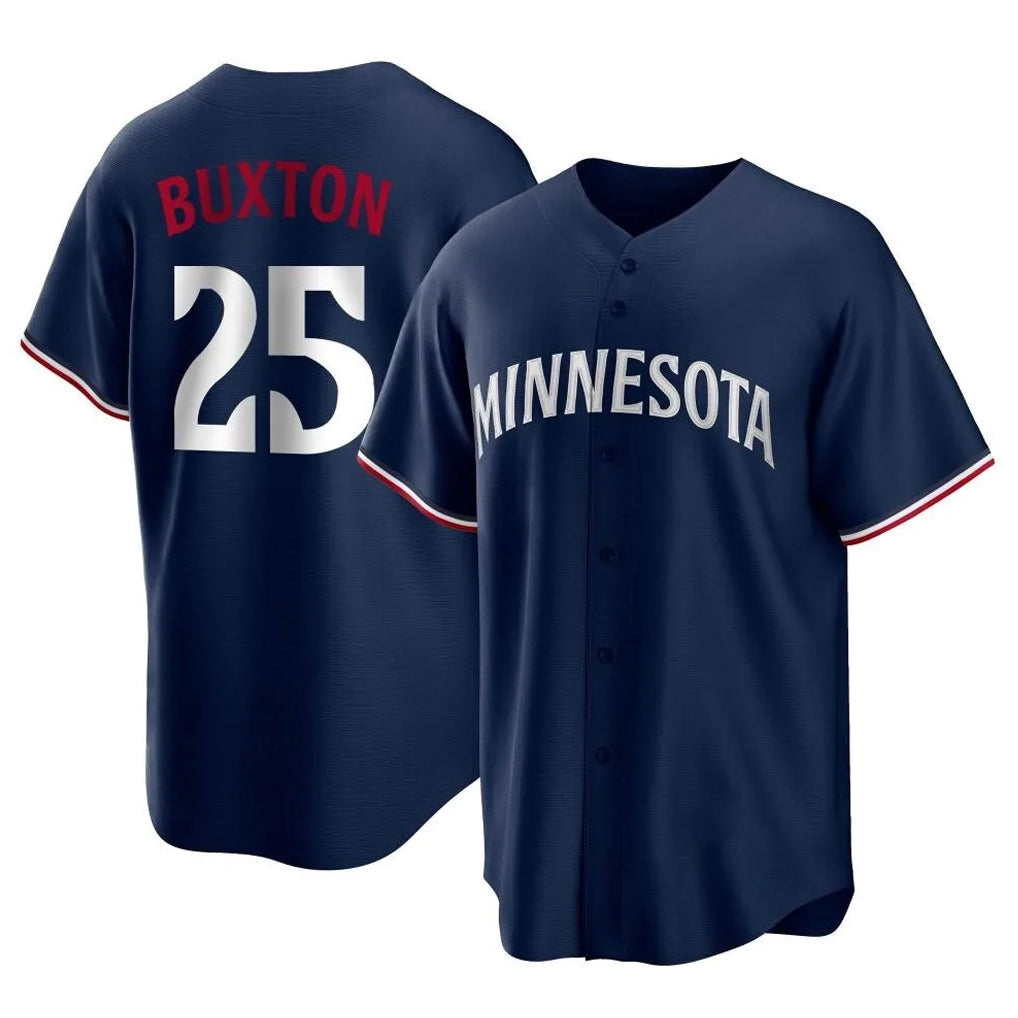 Kooe M.Twins #25 Byron Buxton Player Navy Replica Alternate Home Stitched Jerseys
