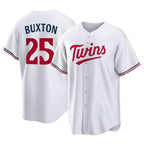 Kooe M.Twins #25 Byron Buxton Player White Home Game Stitched Jerseys
