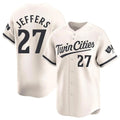 Kooe M.Twins #27 Ryan Jeffers Player Cream Home Limited Stitched Jerseys