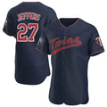 Kooe M.Twins #27 Ryan Jeffers Player Navy 60th Home Limited Elite Stitched Jerseys