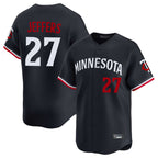 Kooe M.Twins #27 Ryan Jeffers Player Navy Home Limited Stitched Jerseys