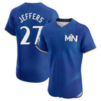 Kooe M.Twins #27 Ryan Jeffers Player Royal City Connect Limited Elite Home Stitched Jerseys