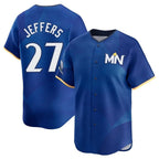 Kooe M.Twins #27 Ryan Jeffers Player Royal City Connect Limited Home Stitched Jerseys