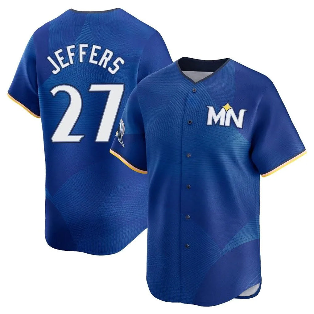 Kooe M.Twins #27 Ryan Jeffers Player Royal City Connect Limited Home Stitched Jerseys