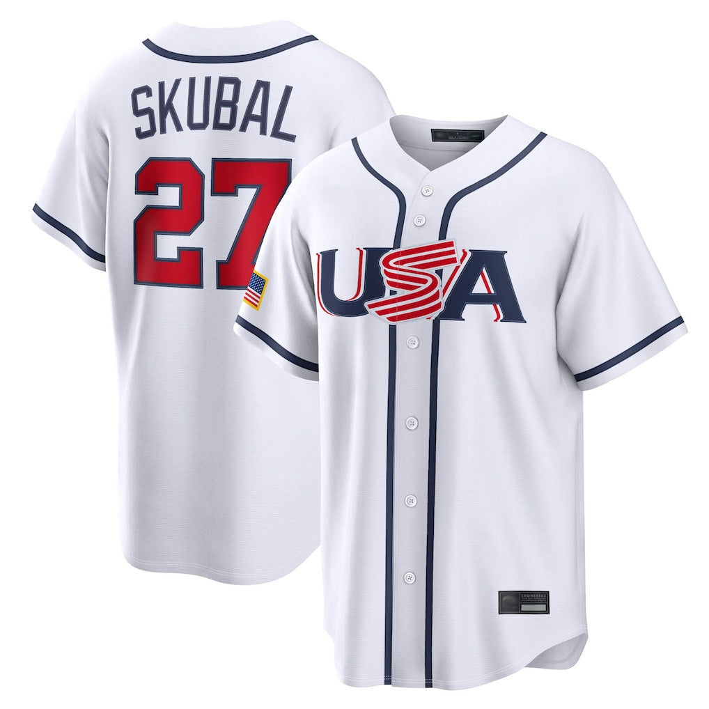 Kooe M.Twins #27 Ryan Jeffers Player White USA 2026 World Classic Limited Home Stitched Jerseys