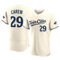 Kooe M.Twins #29 Rod Carew Player Cream Home Limited Elite Stitched Jerseys