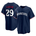 Kooe M.Twins #29 Rod Carew Player Navy Replica Alternate Home Stitched Jerseys