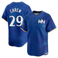 Kooe M.Twins #29 Rod Carew Player Royal City Connect Limited Home Stitched Jerseys