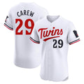 Kooe M.Twins #29 Rod Carew Player White Home Limited Elite Stitched Jerseys