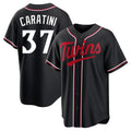Kooe M.Twins #37 Victor Caratini Player Black Fashion Out Home Limited Stitched Jerseys