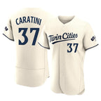 Kooe M.Twins #37 Victor Caratini Player Cream Home Limited Elite Stitched Jerseys