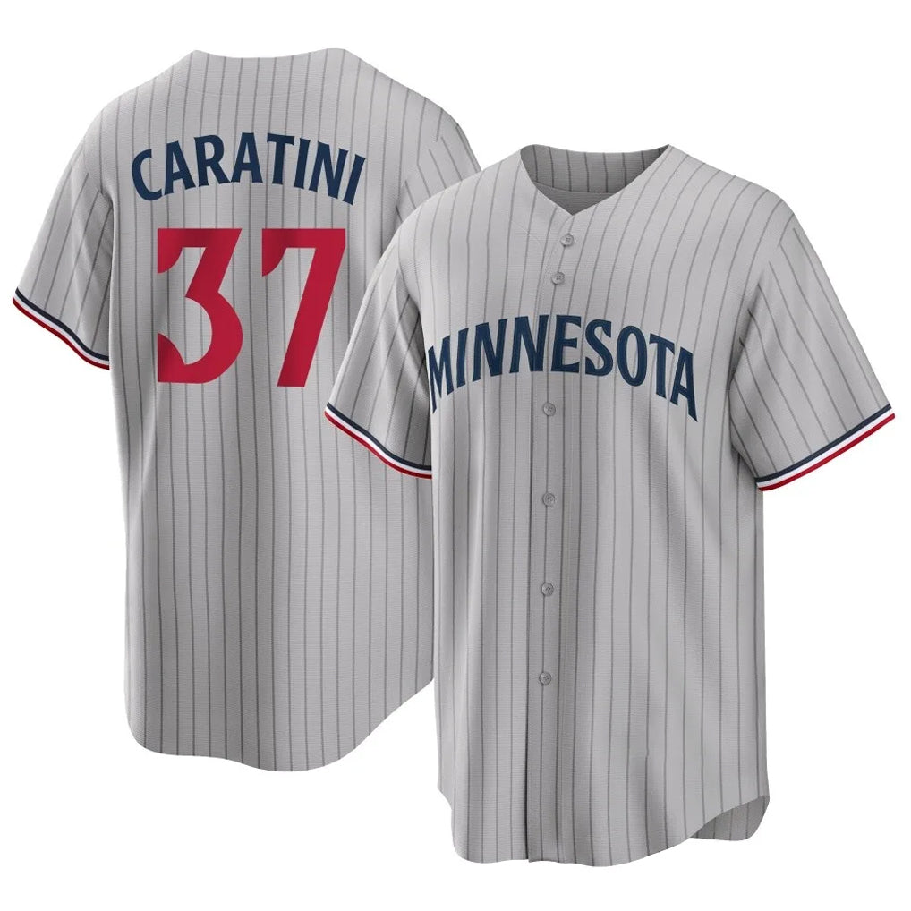 Kooe M.Twins #37 Victor Caratini Player Gray Game Limited Home Stitched Jerseys
