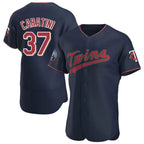 Kooe M.Twins #37 Victor Caratini Player Navy 60th Home Limited Elite Stitched Jerseys