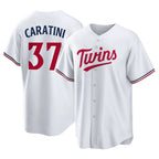 Kooe M.Twins #37 Victor Caratini Player White Home Game Stitched Jerseys