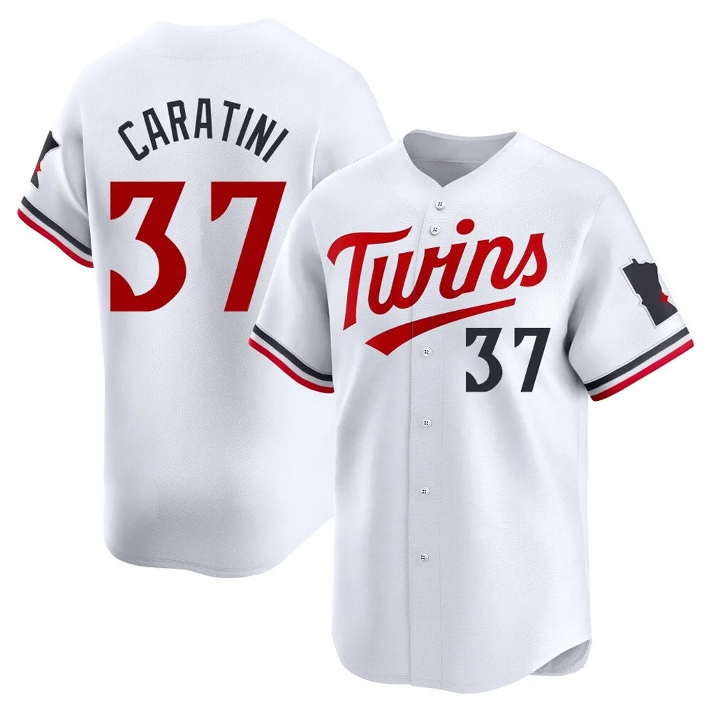 Kooe M.Twins #37 Victor Caratini Player White Home Limited Stitched Jerseys