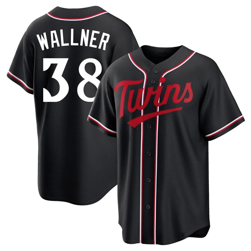 Kooe M.Twins #38 Matt Wallner Player Black Fashion Out Home Limited Stitched Jerseys