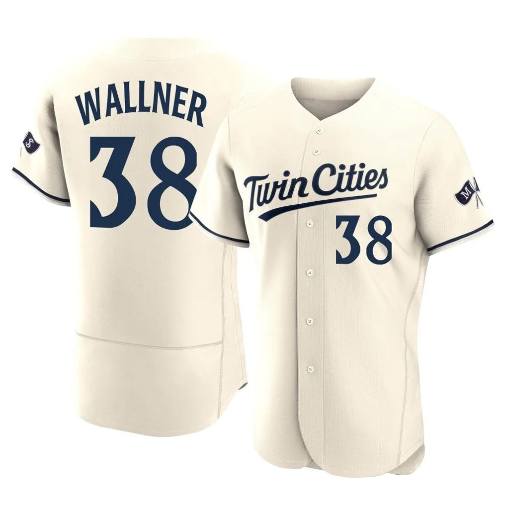 Kooe M.Twins #38 Matt Wallner Player Cream Home Limited Elite Stitched Jerseys