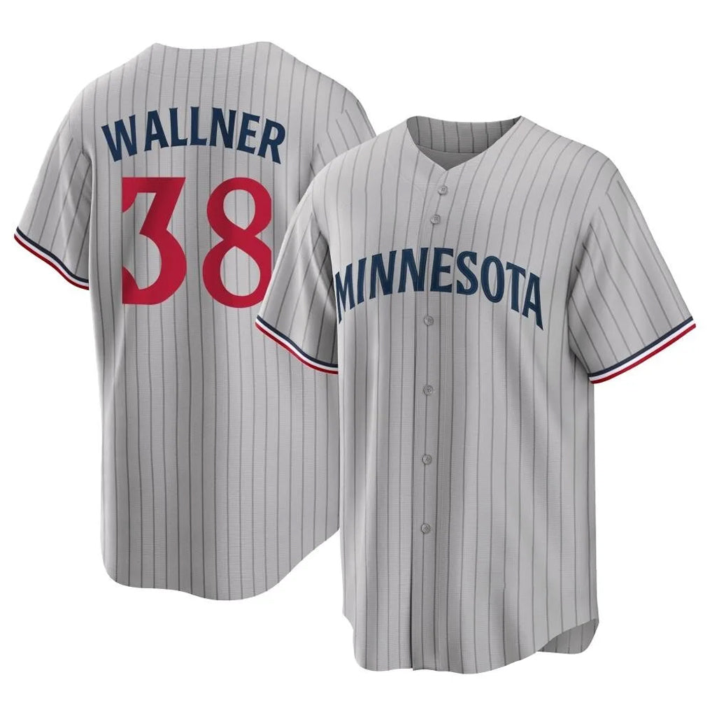 Kooe M.Twins #38 Matt Wallner Player Gray Game Limited Home Stitched Jerseys