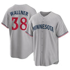Kooe M.Twins #38 Matt Wallner Player Gray Game Limited Home Stitched Jerseys
