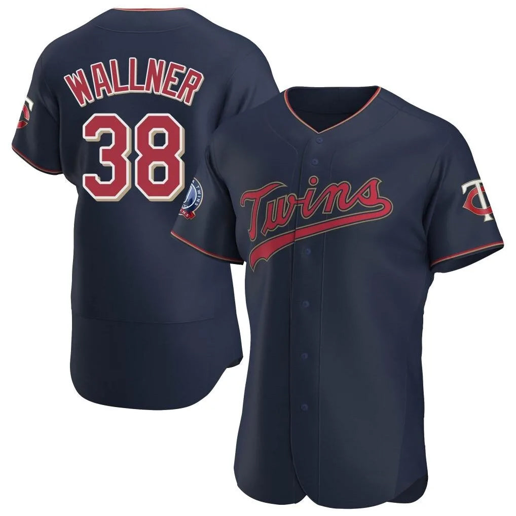 Kooe M.Twins #38 Matt Wallner Player Navy 60th Home Limited Elite Stitched Jerseys
