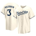Kooe M.Twins #3 Harmon Killebrew Player Cream Game Limited Home Stitched Jerseys
