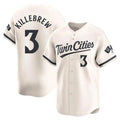 Kooe M.Twins #3 Harmon Killebrew Player Cream Home Limited Stitched Jerseys