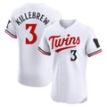 Kooe M.Twins #3 Harmon Killebrew Player White Home Limited Elite Stitched Jerseys