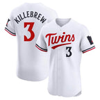 Kooe M.Twins #3 Harmon Killebrew Player White Home Limited Elite Stitched Jerseys