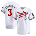 Kooe M.Twins #3 Harmon Killebrew Player White Home Limited Stitched Jerseys