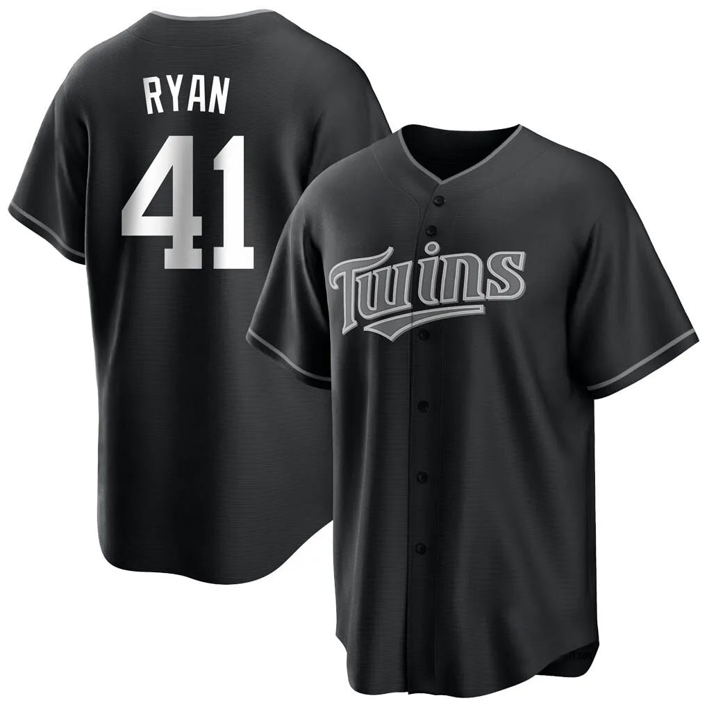Kooe M.Twins #41 Joe Ryan Player Black Home Game Stitched Jerseys