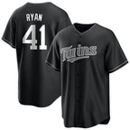Kooe M.Twins #41 Joe Ryan Player Black Home Game Stitched Jerseys