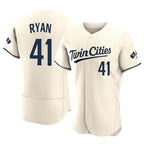 Kooe M.Twins #41 Joe Ryan Player Cream Home Limited Elite Stitched Jerseys
